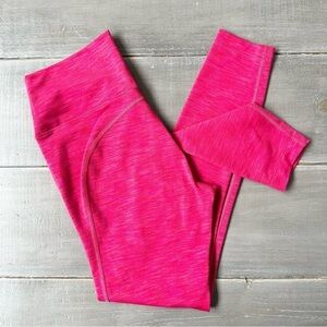 Outdoor Voices Crop Leggings Hot Bold Pink Workout Yoga Atheltic Stretch
